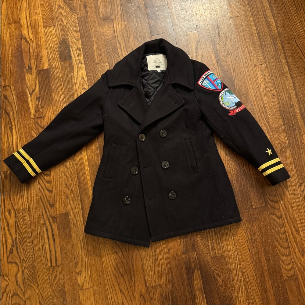 US navy women’s pea coat size small